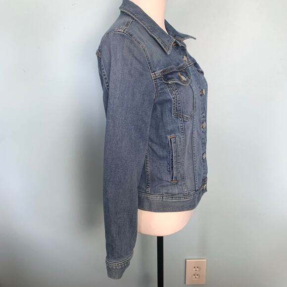 J. Crew Factory Denim Jean Jacket Size XS - Picture 6 of 7